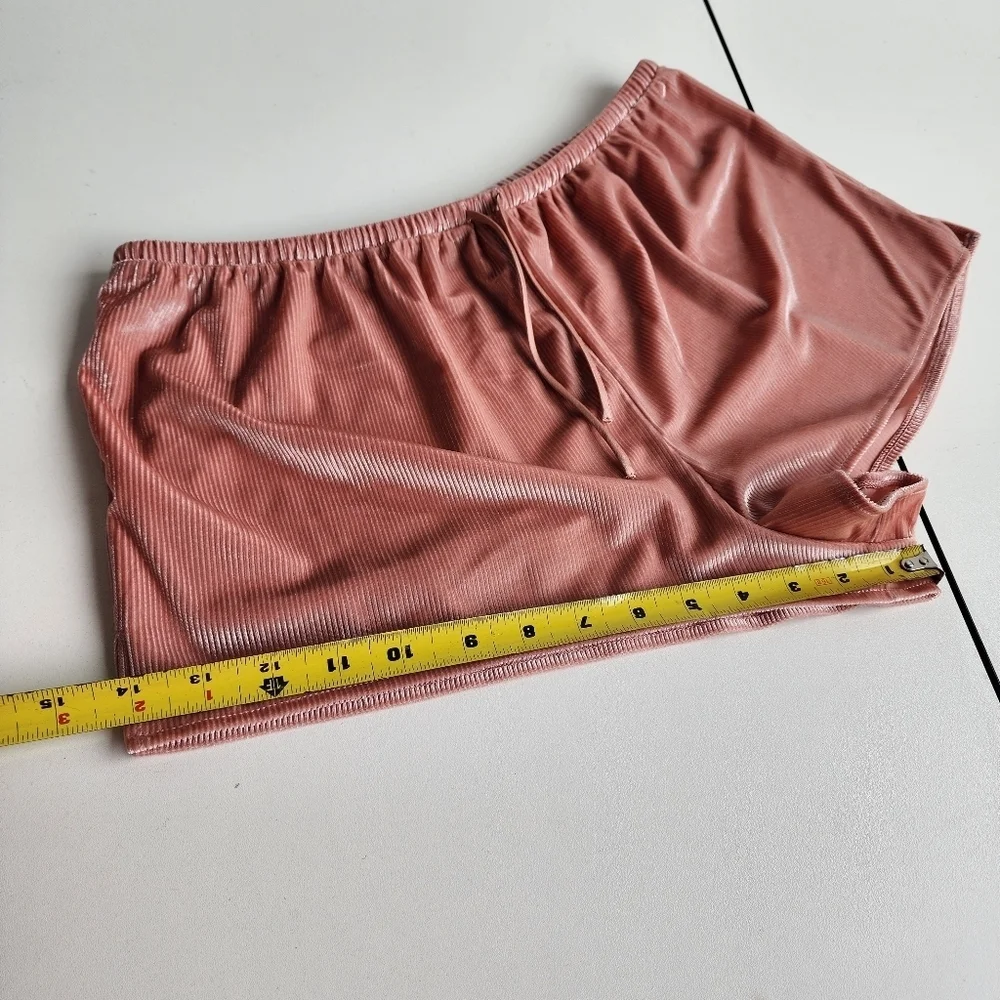 Victoria's Secret Pink Ribbed Velvet Sleep Shorts 1